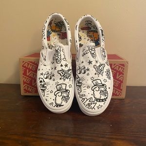 U-Color Tattoo Slip-on vans